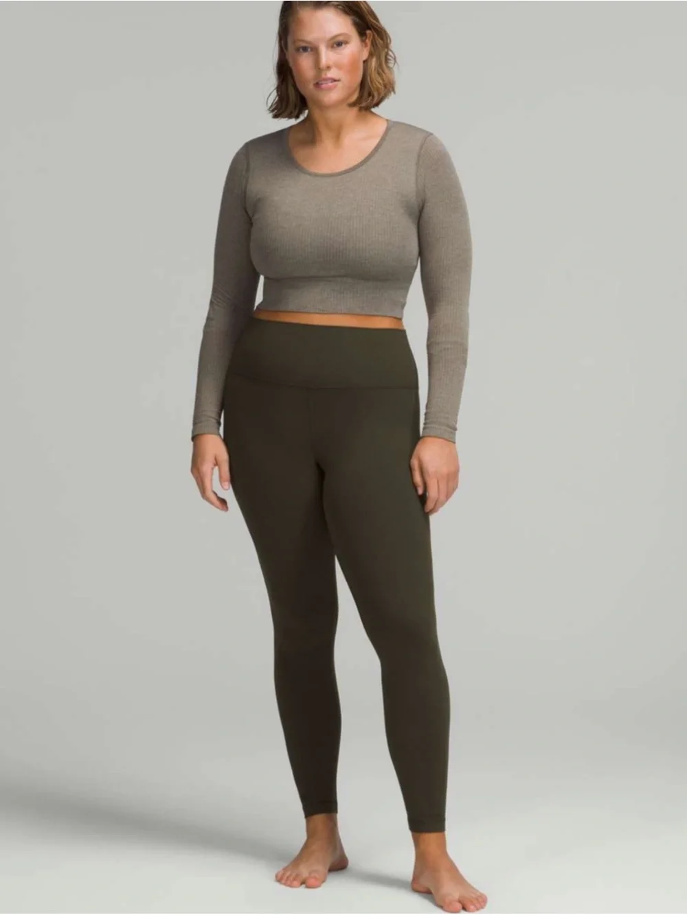 LULULEMON | Ebb to Street Long Sleeve Shirt in Rover, Size 8